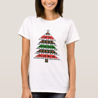 T-shirt Arbre de Noël Greyhound