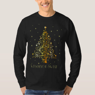 T-shirt Arbre de Noël polonais Ornement de décoration