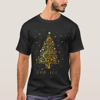 T-shirt Arbre de Noël suédois Suède Décoration ornementale