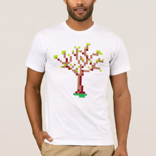 T-shirt Arbre de pixel