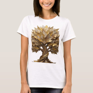 T-shirt Arbre de vie argenté ludique