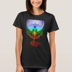 T-shirt Arbre de vie Mandala Lune Chakras