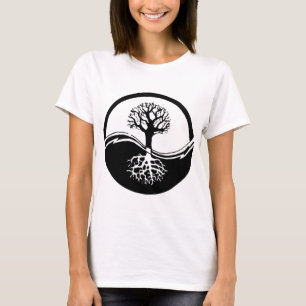T-shirt Arbre de Yin et de yang de la vie