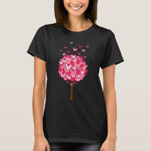 T-shirt Arbre des femmes Papillons de vie Papillon Arbre d