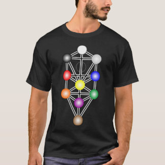 T-shirt Arbre du tee - shirt des hommes foncés de la vie