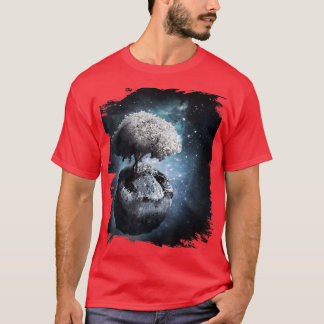 T-shirt Arbre en fleurs de cerisier du Sakura japonais sur
