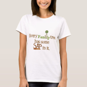 T-shirt Arbre familial amusant