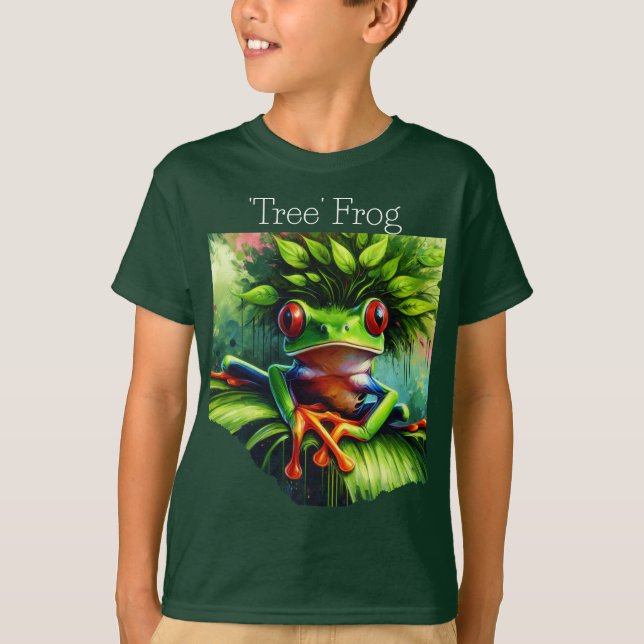 T-shirt 'Arbre' Frog Boy (Devant)