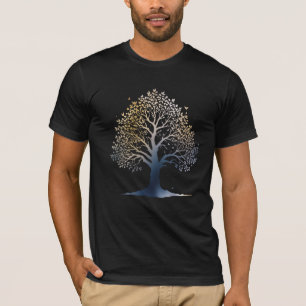 T-shirt Arbre Nature Environnement Vie Style Silhouette