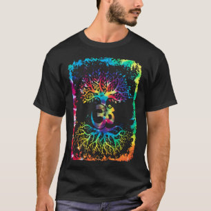 T-shirt Arbre OM Namaste Yoga Méditer Entraînement Méditat
