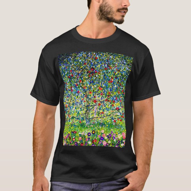 T-shirt Arbre pomme Gustav Klimt (Devant)