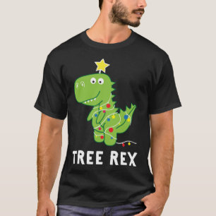 T-shirt Arbre Rex. Animal Pun Dinosaur Dinosaur Noël Paja