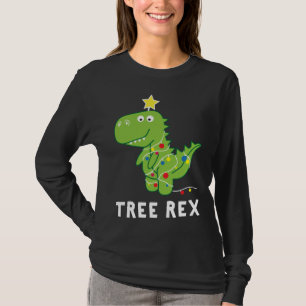 T-shirt Arbre Rex. Animal Pun Dinosaur Dinosaur Noël Paja
