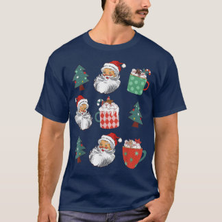 T-shirt Arbres de Noël Santa Claus Hot Coca Christmas Ho