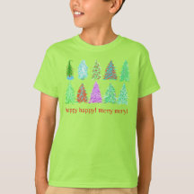 Arbres de Noël ! Tee - shirt des enfants