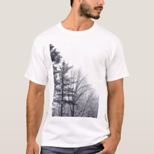 T-shirt arbres Neige-couverts : Vertical