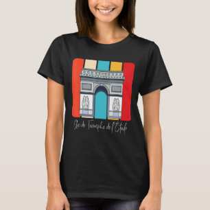 T-shirt Arc De Triomphe De Lu2019étoile À Paris France Re