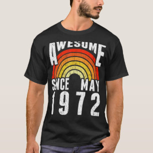 T-shirt Arc-en-ciel 50e anniversaire stupéfiant depuis mai