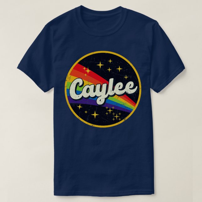 T-shirt Arc en ciel caylee dans l'espace GrungeStyle Vinta (Design devant)