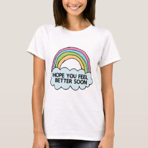 T-shirt Arc-en-ciel Cloud Clip Art Vous Envoi Bien Des Voe