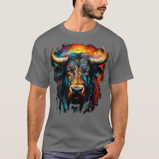 T-shirt Arc-en-ciel de buffle d'eau