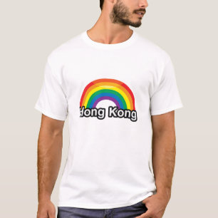 T-SHIRT ARC-EN-CIEL DE FIERTÉ DE HONG KONG - .PNG