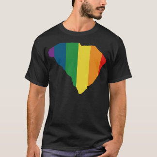 T-shirt Arc-en-ciel de l'État de la Caroline du Sud