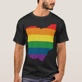 T-shirt Arc-en-ciel de l'État de l'Ohio 1