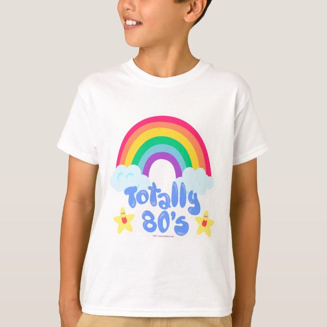 T-shirt Arc-en-ciel des années 80 (Devant)