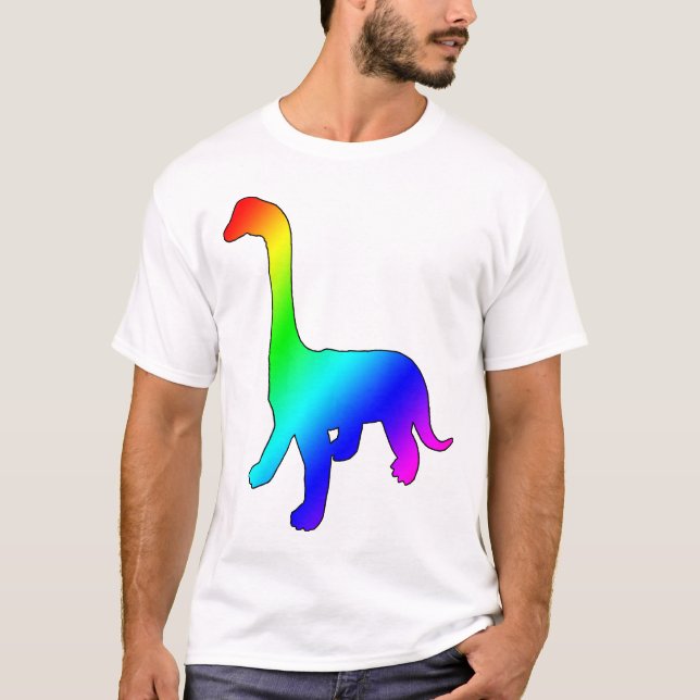 T-shirt Arc-en-ciel Dino (Devant)