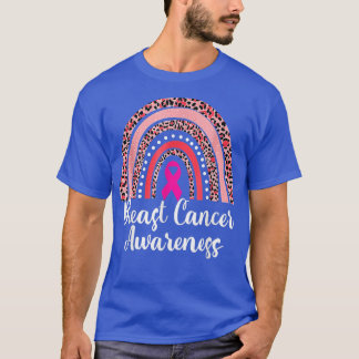 T-shirt Arc-En-Ciel En Octobre Nous Portons Le Cancer Du S