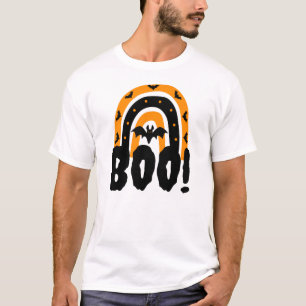 T-shirt arc-en-ciel Halloween Boo Halloween
