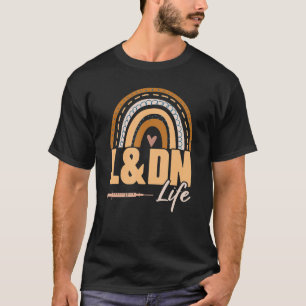 T-shirt Arc-en-ciel L&dn La vie   Medical Rn Infirmière Tr