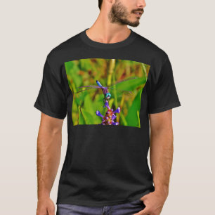 T-shirt Arc en ciel libellule et fleur