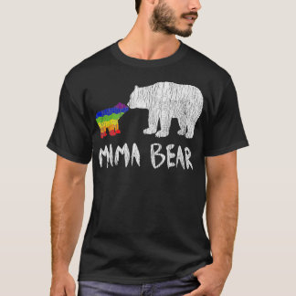 T-shirt Arc en ciel Mama Ours toujours pour l'amour Fierté