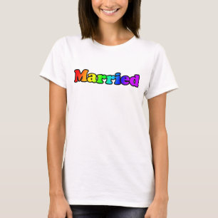 T-shirt (Arc-en-ciel) marié
