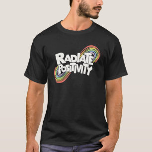T-shirt Arc-en-ciel Motivationnel De Radioactivité Pour Le