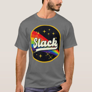 T-shirt Arc-en-ciel noir dans l'espace Style Vintage