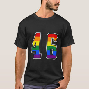 T-shirt Arc-en-ciel Numéro 46 Équipe Junior Numéroté Unifo