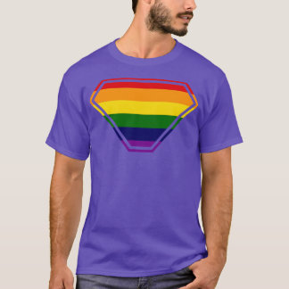 T-shirt Arc-en-ciel super-puissant Shield