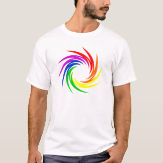 T-shirt Arc-en-ciel Swirl1