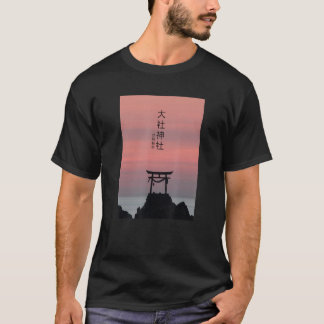 T-shirt Arc japonais Torii Streetwear Vaporwave esthétique