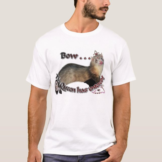 T-shirt Arc ...... que la reine a écrit ! (Devant)