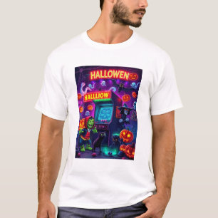 T-shirt Arcade de Monstres d'Halloween