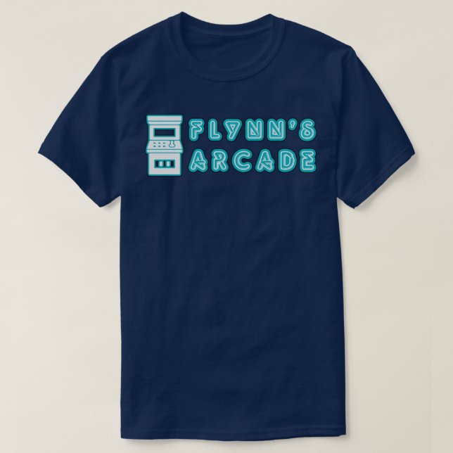 T-shirt Arcade de Neon Flynns (Design devant)