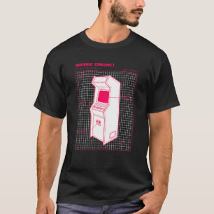 T-shirt Arcade Game Machine Console Retro 80s Et 90s Jeu