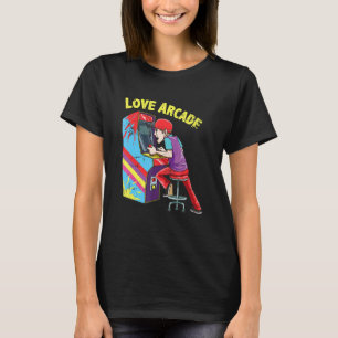 T-shirt Arcade Game Machine Retro Gaming 80s Oldschool Gam