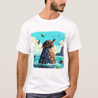 T-shirt Arcade turtle