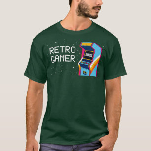 T-shirt Arcade Video Game Machine Drôle Retro Gaming Cadea
