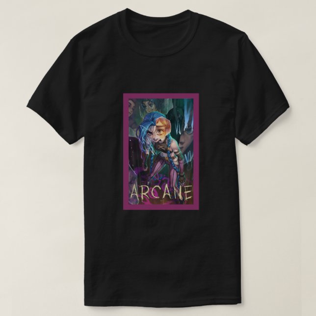 T-shirt Arcane - Illustration Cadeau Pour Hommes et Femmes (Design devant)